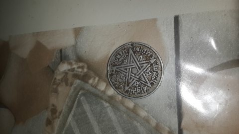 قطعة نقدية من فئة 2 فرنك تعود لعام 1370 هجرية 