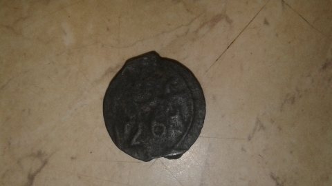 قطعة نقدية تعود إلى سنة 1268