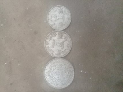 قطع نقدية مغربية قديمة من فئة 1 2 5 فرانك 1370 2