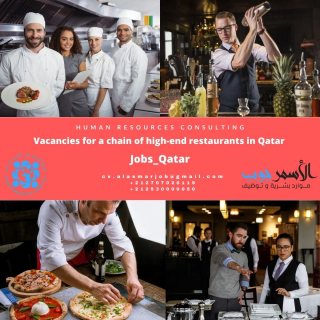 وظائف شاغرة لدى سلسلة مطاعم  راقية بدولة قطر 