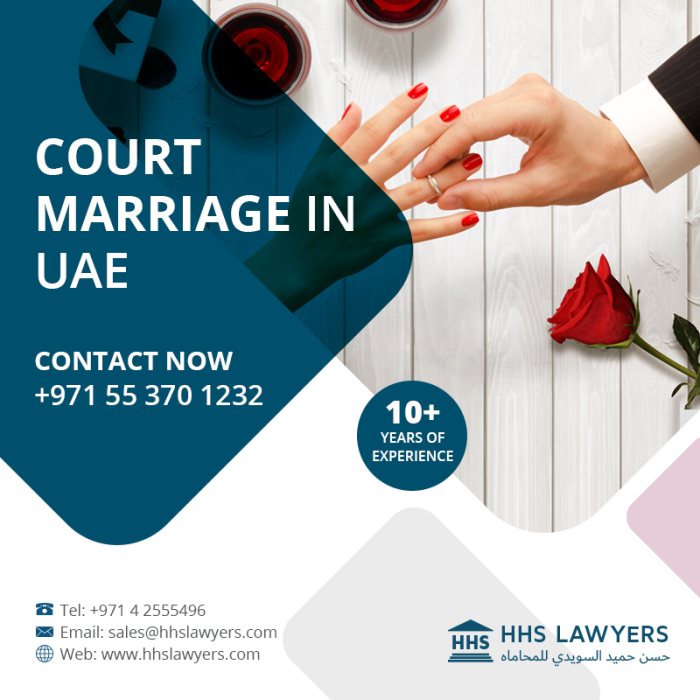 نقوم بإتمام إجراءات الزواج الشرعي في محاكم دبي
