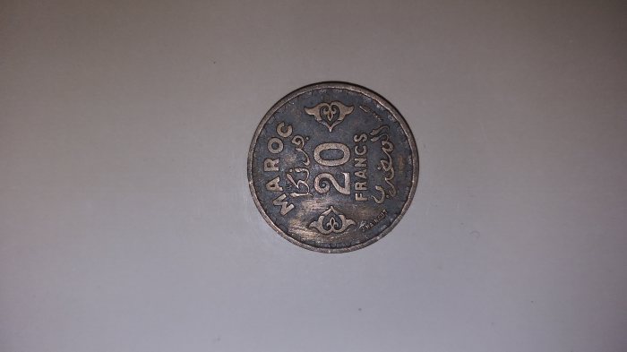 20 فرنك مغربية قديمة