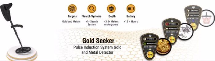 احدث جهاز  لكشف الذهب الدفين جولد سيكر 4
