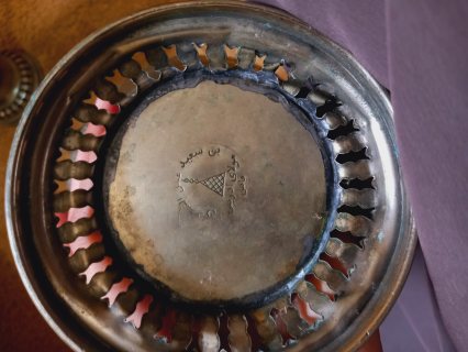 تحف قديمة منحوته باليد المغربية من الفضة الخالصة  2