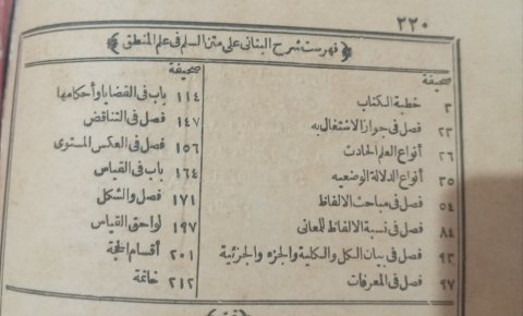 كتاب شرح السلم في علم المنطق عمره 127 عام 7