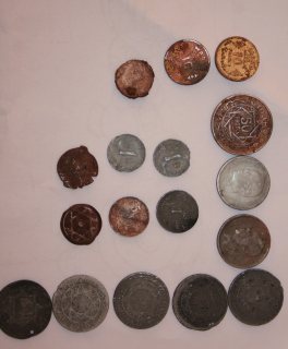 17pièces de monnais antique marocain  3