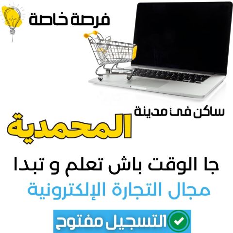 فرصة مجانيه حضورية في مجال التجارة الإلكترونية 