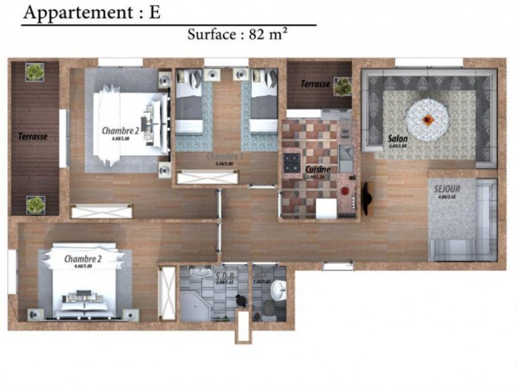 Appartement à vendre à casablanca, Californie