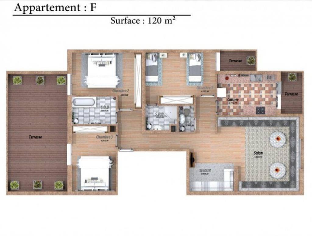 Appartement à vendre à casablanca, Californie