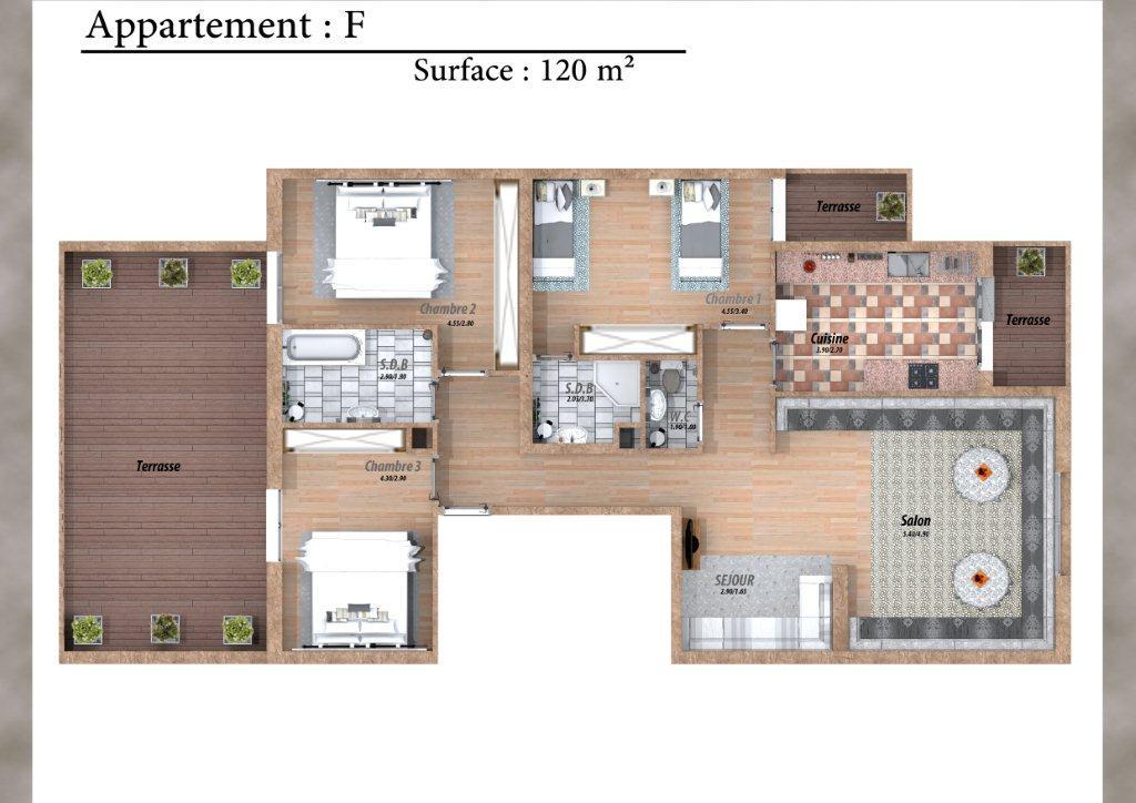 Appartement à vendre à casablanca, Californie
