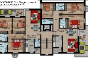 Appartement à vendre à Mohammedia, Plage Mimosa 6