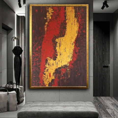 Original Abstract Painting – Shqouq Al-Rouh (Cracks of the Soul)  5