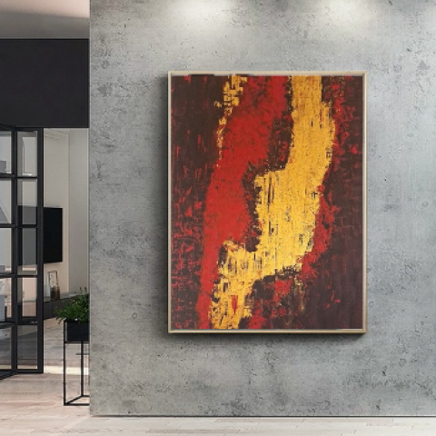 Original Abstract Painting – Shqouq Al-Rouh (Cracks of the Soul)  6