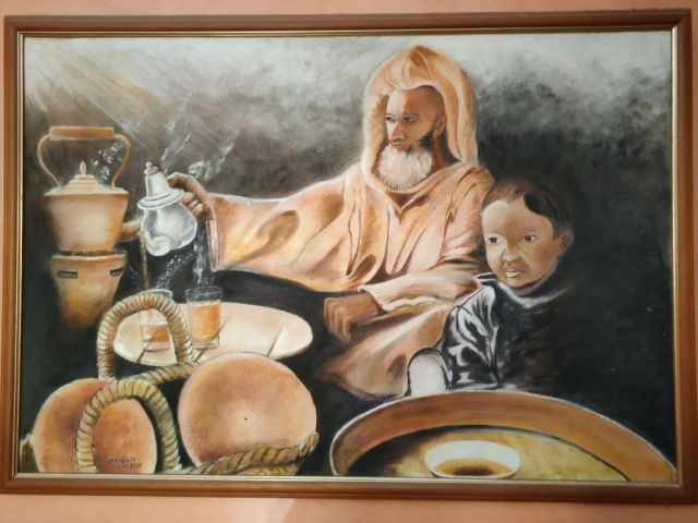 جلسة الشاي مع الجد