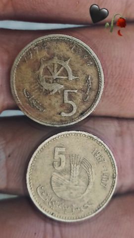 5 سنتيمات ( الريال المغربي القديييم ) 