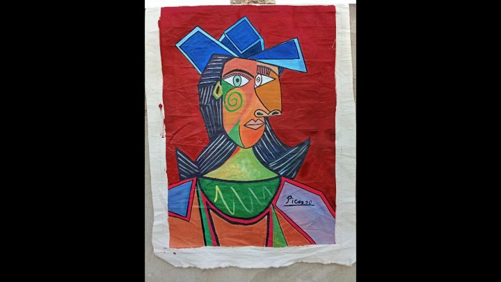 لوحة أصلية للفنان بابلو بيكاسو موقعة