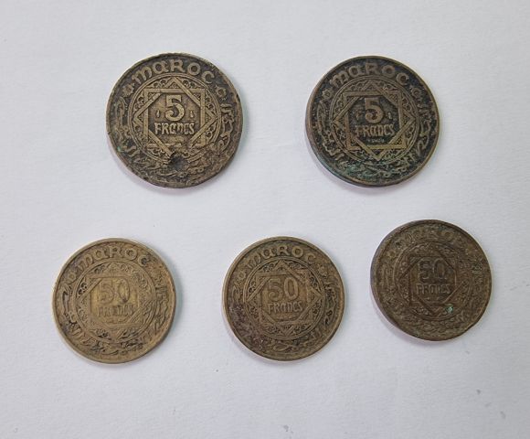 مجموعة رائعة من العملات المغربية القديمة 2