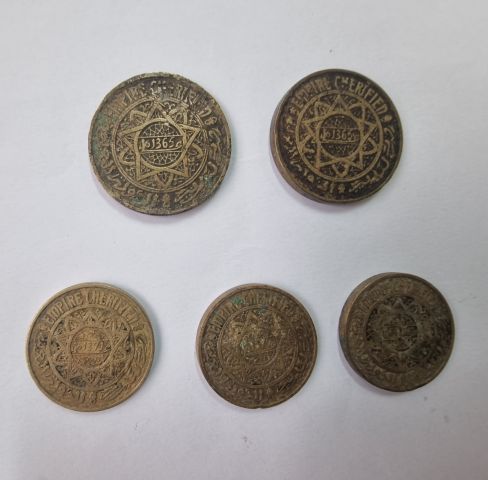 مجموعة رائعة من العملات المغربية القديمة 4