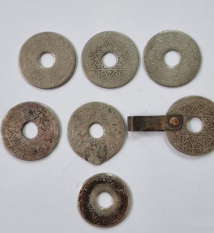 مجموعة رائعة من العملات المغربية القديمة 25 سنتيم 3