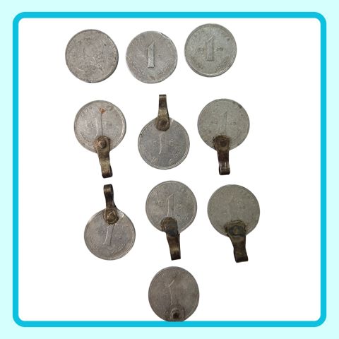 مجموعة رائعة من العملات المغربية القديمة فرنك 1