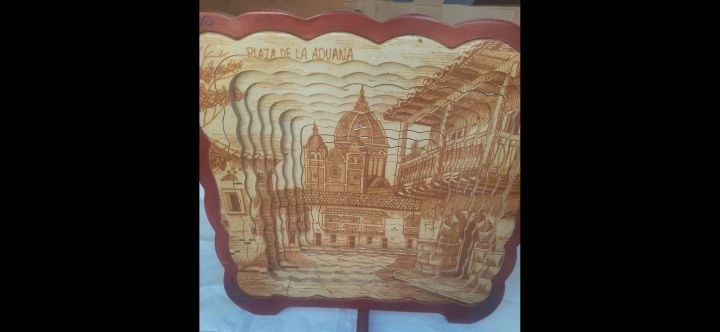 ديكور مشهد الحرق على الخشب للبيع 3