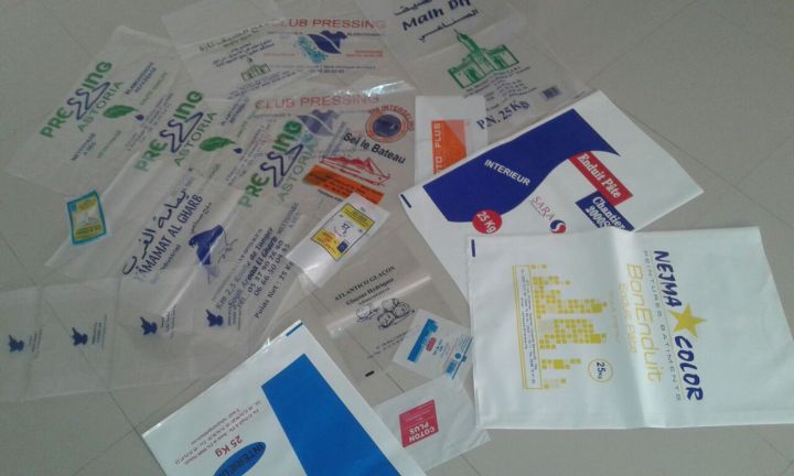Sachet et rouleaux plastique personnalisé PE
