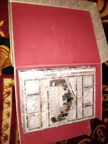 قرأن زجاجي أثري هدية ملكية أصلية للببع 2