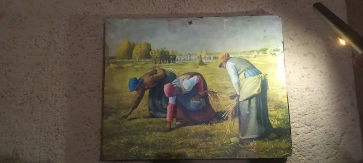 لوح قديم لفنن فرنسي