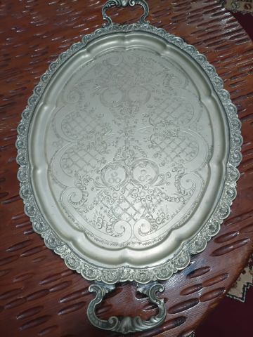 بلاطو تاع الفضه منحوت نحت فاسي