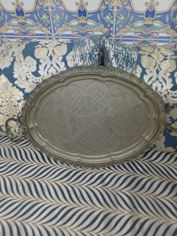 بلاطو تاع الفضه منحوت نحت فاسي 6