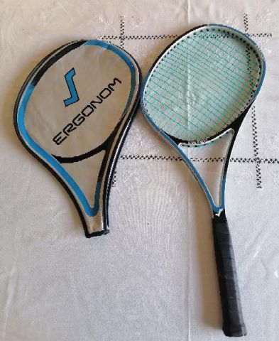 Raquette de tennis SNAUWAERT ERGONOM L-4 avec sac original  2