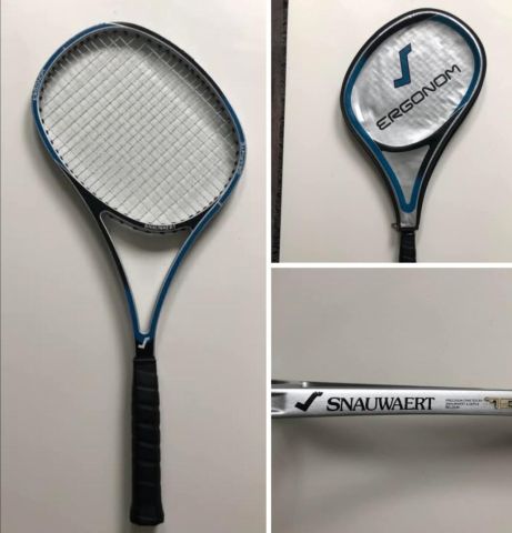 Raquette de tennis SNAUWAERT ERGONOM L-4 avec sac original  4