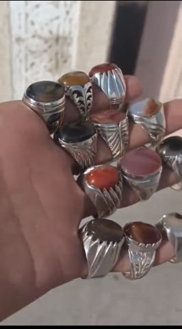خاتم فضة بحجر العقيق السليماني الأصلي – للهيبة والقبول والأناقة 3
