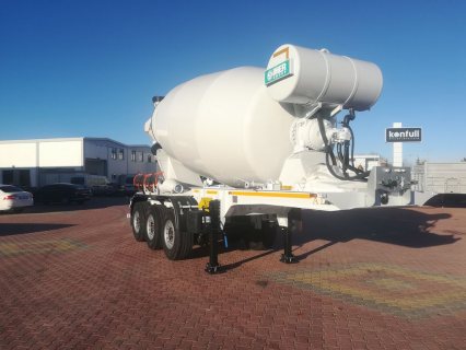 خلاطة الخرسانة، mixer semi trailer concrete mixer semi-trailer