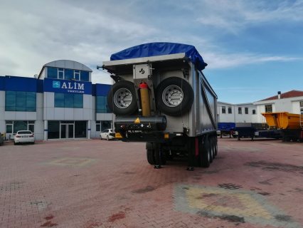 العربات نصف المقطورة شاحنة قلابة، Heavy Duty Rock Type Tipper Trailer