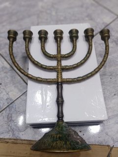 chandelir juif menorah hannukkh liton 