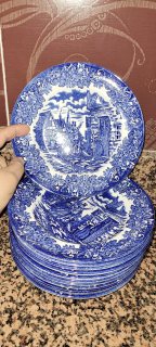 أواني انتيك vintage plates  صناعية انجليزية  english made 